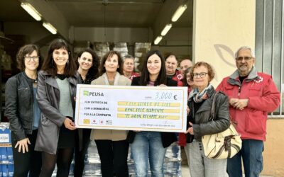 PEUSA contribueix al Gran Recapte d’Aliments 2024 amb una donació de 3.654 L de llet